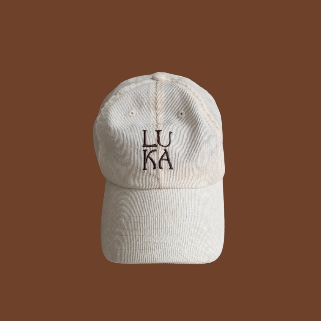 LUKA Caps - Cream Corduroy