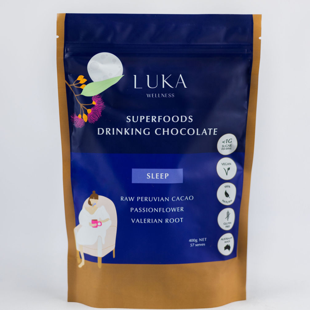 Sleep Hot chocolate 400g 0.4g sugar Valerian & Passionflower Luka